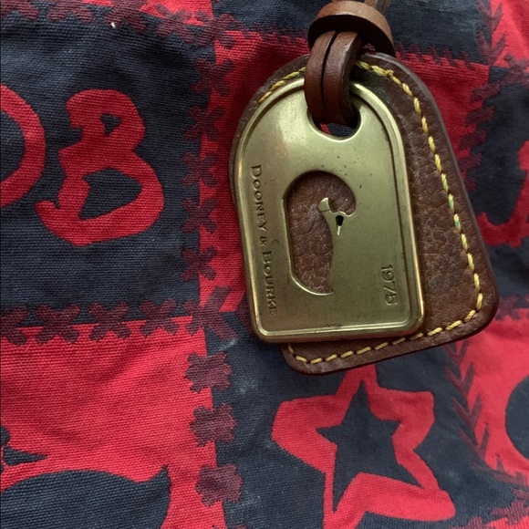 Vintage Dooney and Burke Canvas with Leather Trim - Picture 2 of 15